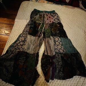 Young Threads Teal and Gray Skirt